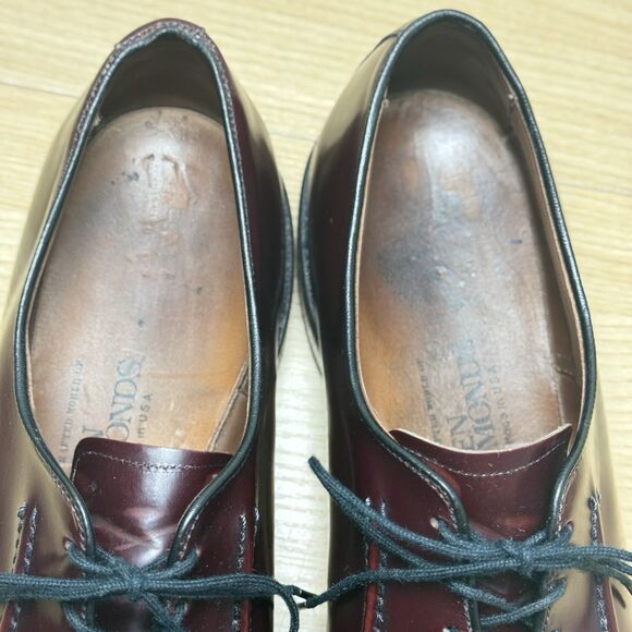 Allen Edmonds Belgium Mens Size 9 A Dress Shoes Brown Leather Plain Toe Oxfords